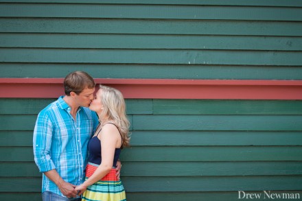 A sweet engagement session in Atlanta Georgia photographed by Drew Newman Photographers.