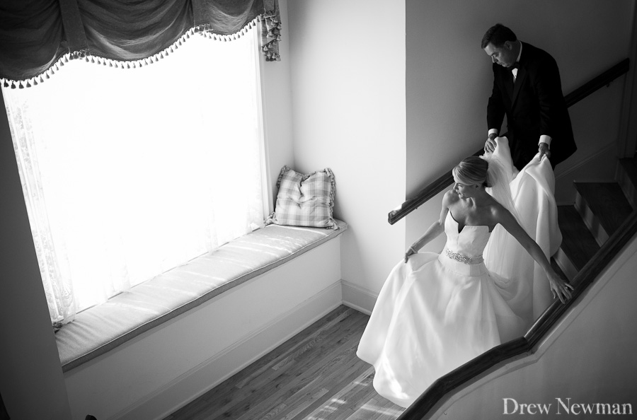 Drew Newman Photographers captures a magical wedding at the Wimbish House in Atlanta Georgia.